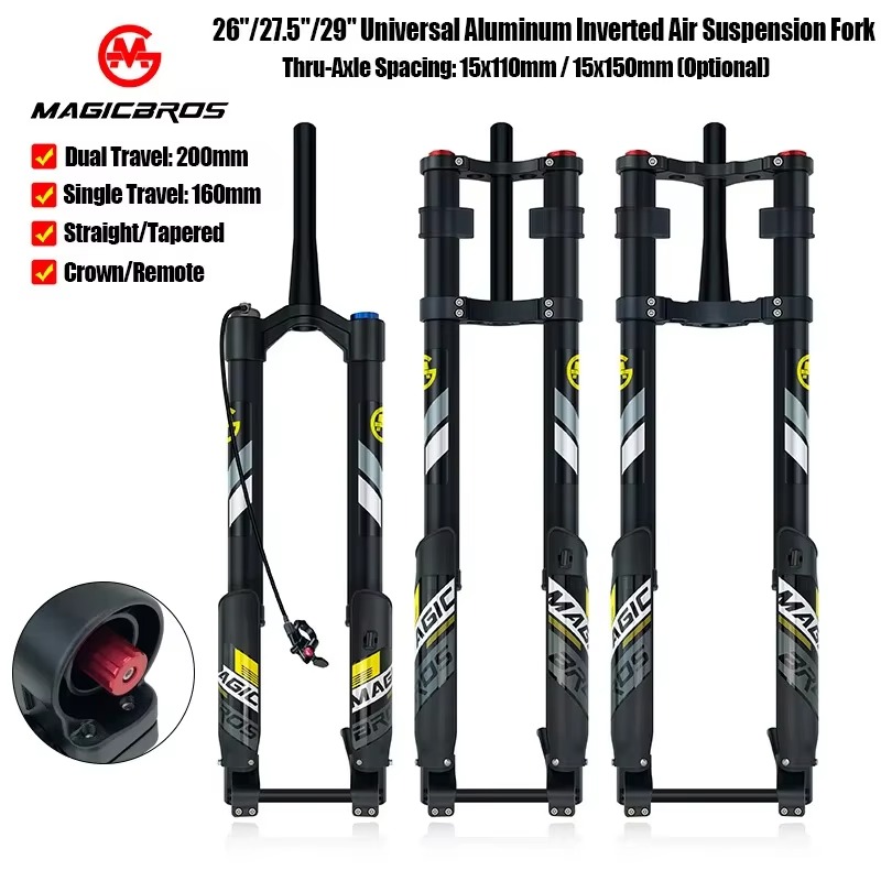 Mtb Fork Air - Garpu Depan MTB MAGICBROS Aluminium Inverted