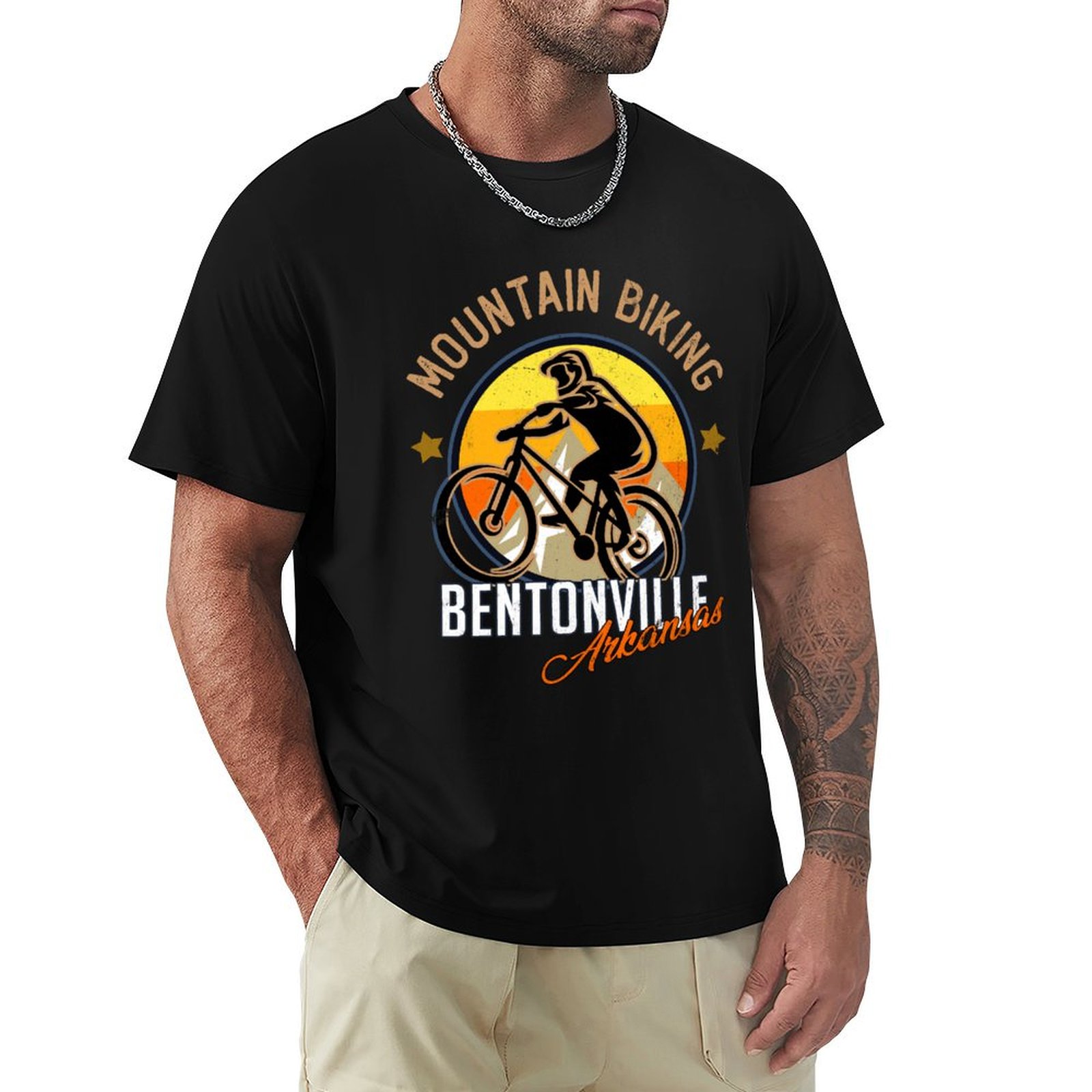 Mountain Biking Bentonville Arkansas - Kaos Bersepeda Gunung Bentonville Arkansas, Kaos