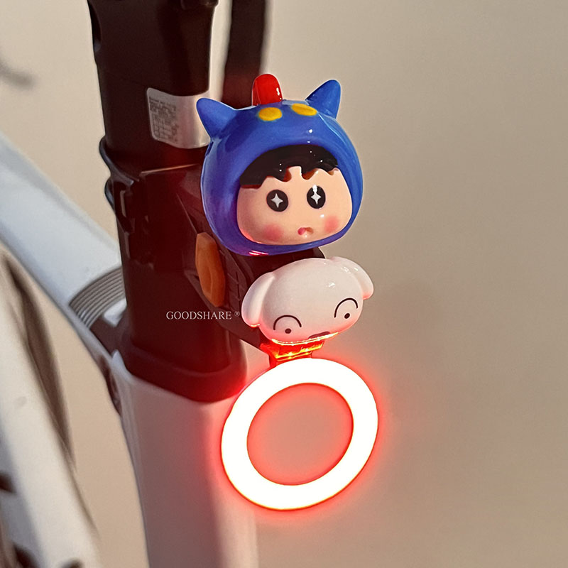 Mountain Biking Japan - Lampu Belakang Sepeda Kawaii Shin-chan COB
