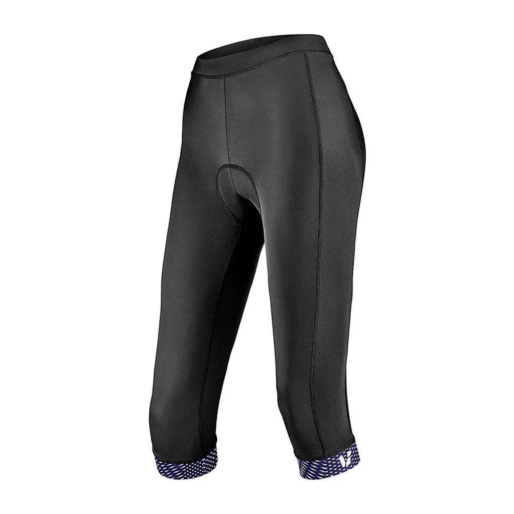 Mountain Biking Knee And Elbow Pads - Liv celana bersepeda 3/4 hitam musim