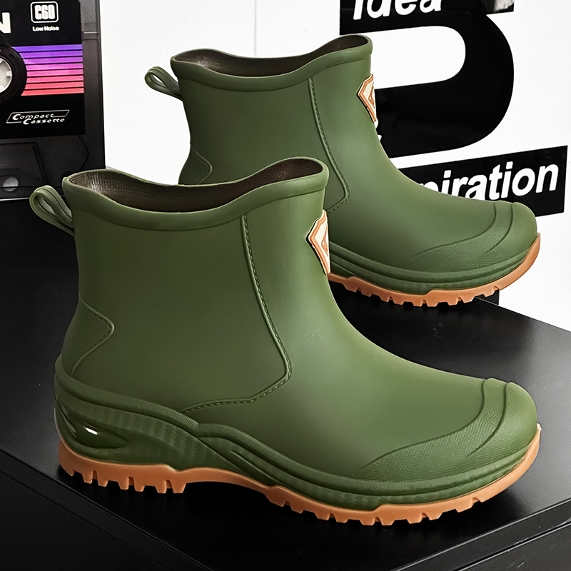 Men'S Mountain Biking Shoes - Sepatu Bot Hujan Pria Tahan Aus