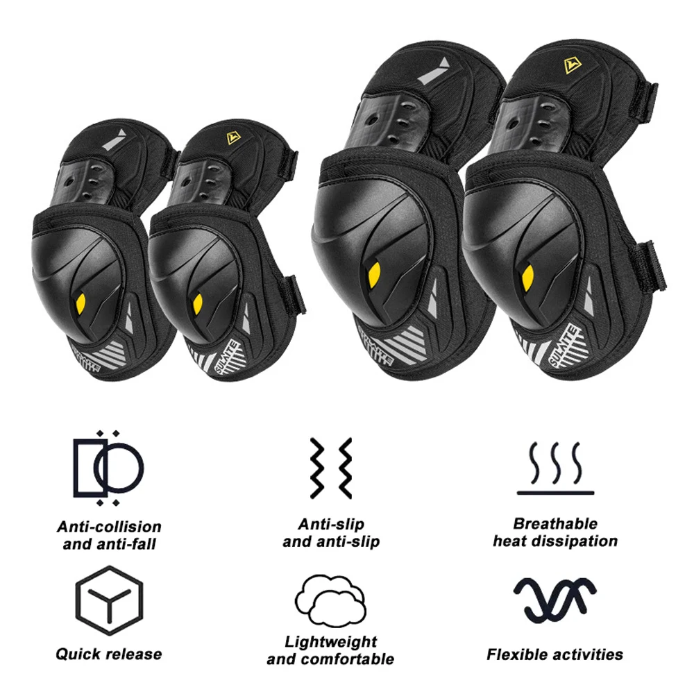 GOMOREON 1 Pasang Pelindung Lu - Mountain Biking Knee And Elbow Pads ulasan dan harga