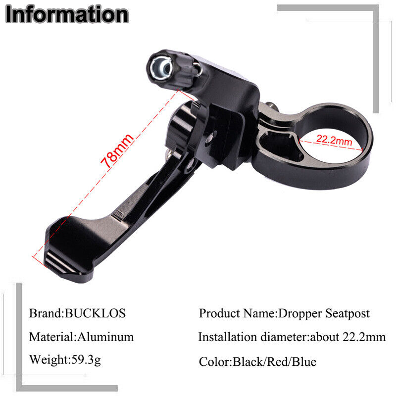 BUCKLOS Teleskopik Seatpost Co - Dropper Post Remote ulasan dan harga