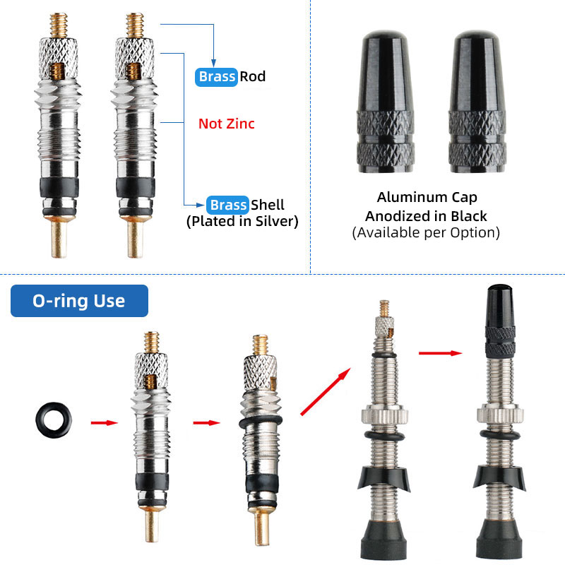 100/120Mm F/V Nozel Tubeless B - Tubeless Valve Core ulasan dan harga