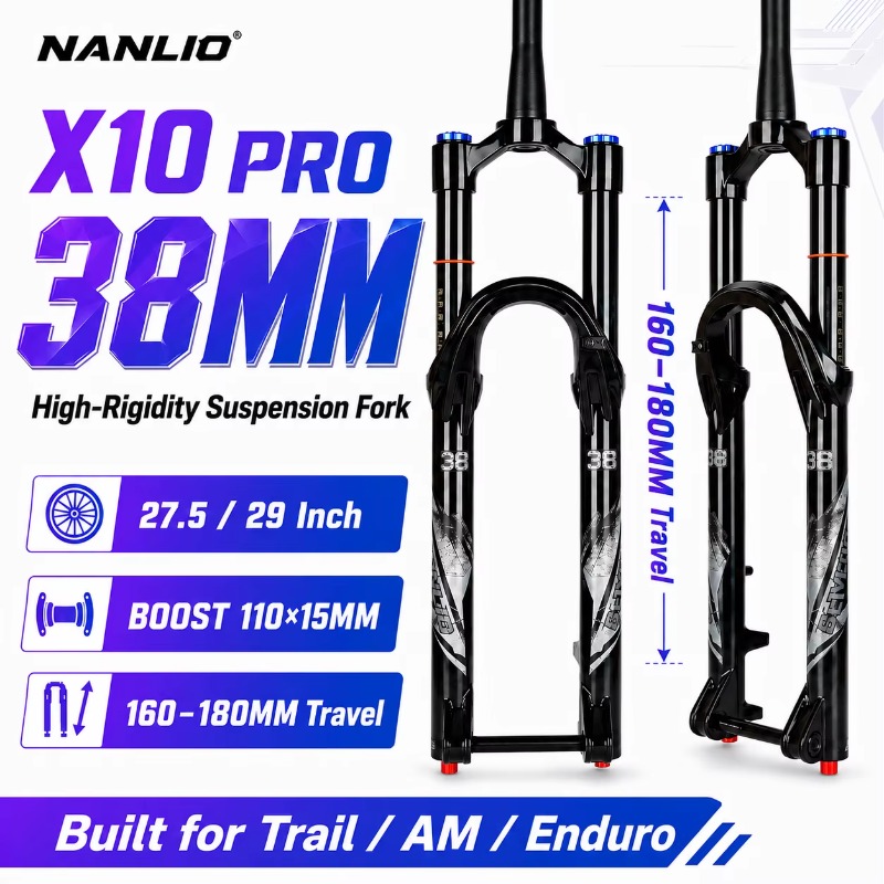 X10PRO Garpu Udara Kekakuan Ti - Mtb Fork Air ulasan dan harga