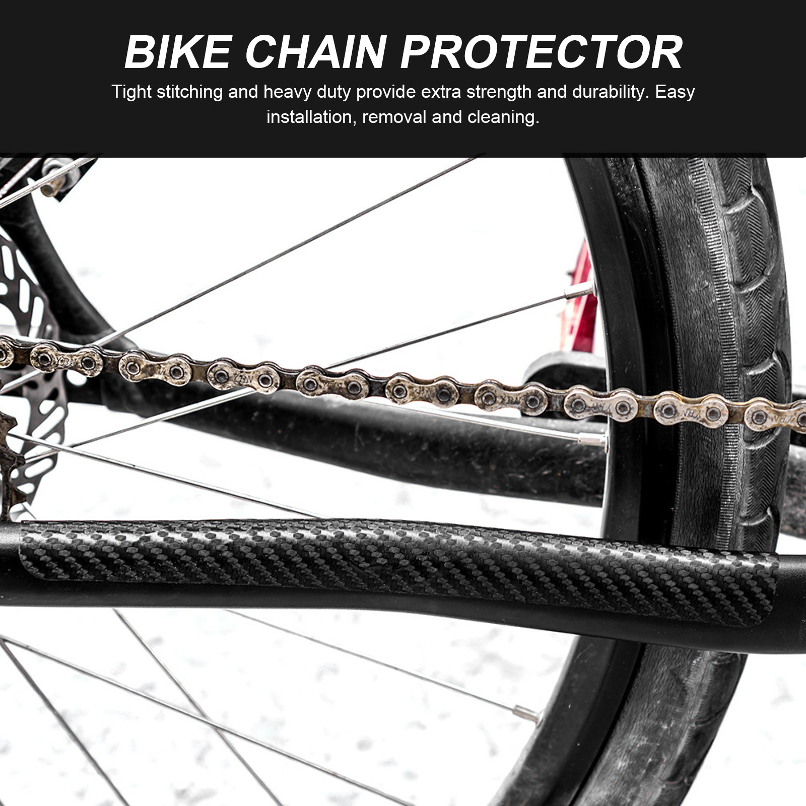 1Set Pelindung Rantai Sepeda P - Chainstay Protector Wrap ulasan dan harga
