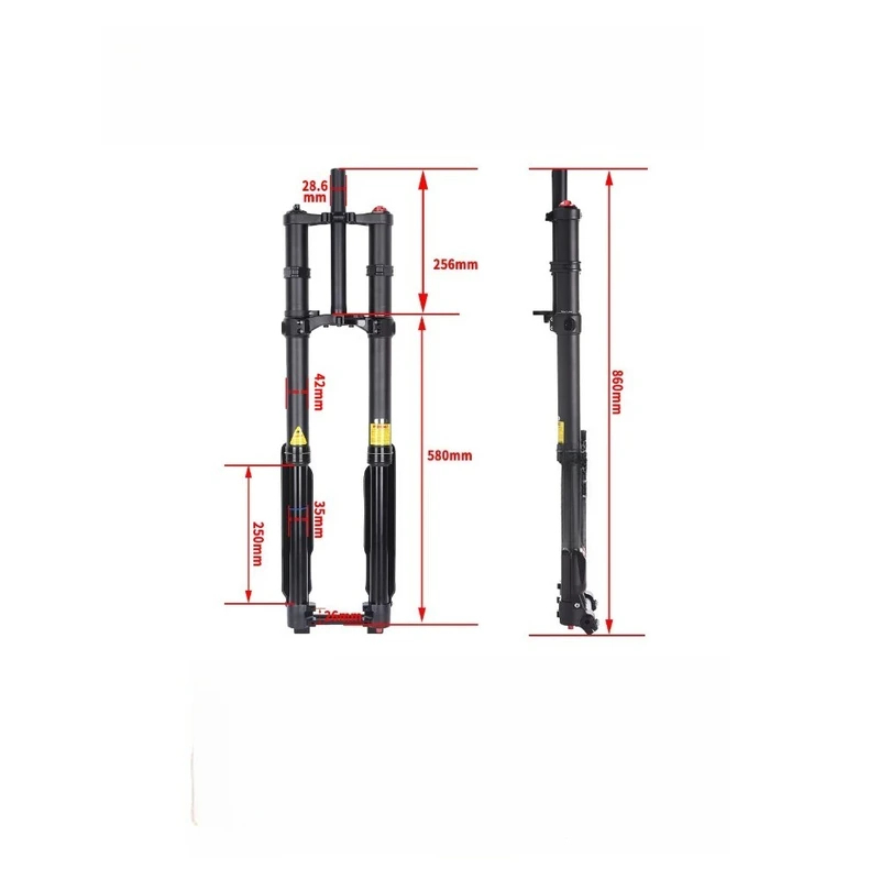 Garpu Depan Sepeda Gunung DNM  - Mtb Fork Air ulasan dan harga