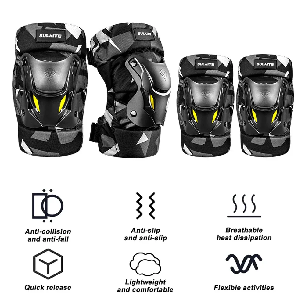 Perlengkapan Berkendara Motor  - Mountain Biking Knee And Elbow Pads ulasan dan harga
