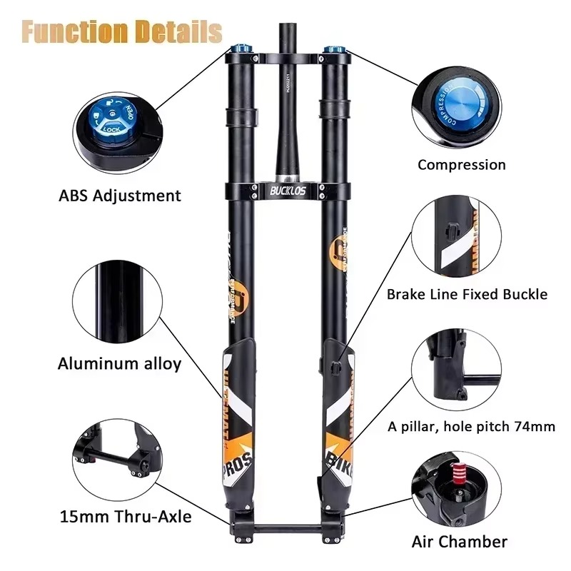 Garpu Depan Sepeda BUCKLOS Inv - Mtb Fork Air ulasan dan harga