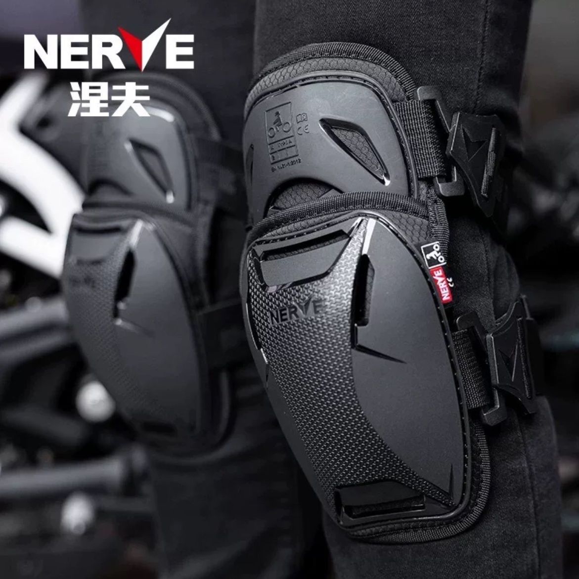 NERVE Bantalan Lutut Sepeda Mo - Mountain Biking Knee And Elbow Pads ulasan dan harga