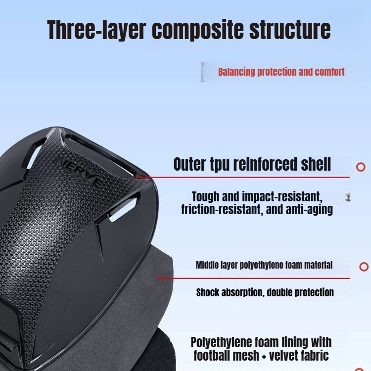 NERVE Bantalan Lutut Sepeda Mo - Mountain Biking Knee And Elbow Pads ulasan dan harga
