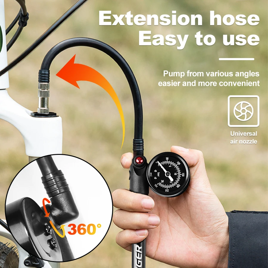 X-TIGER 300psi Pompa Udara Sep - Mtb Fork Air ulasan dan harga